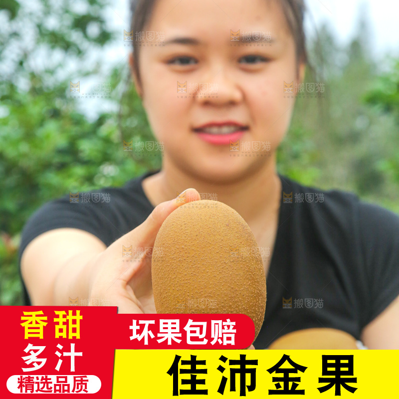 手里拿着佳沛奇异果