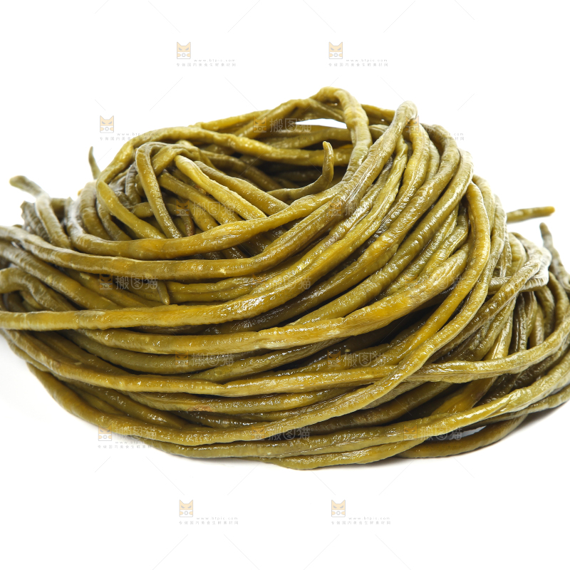 白底上的酸豆角