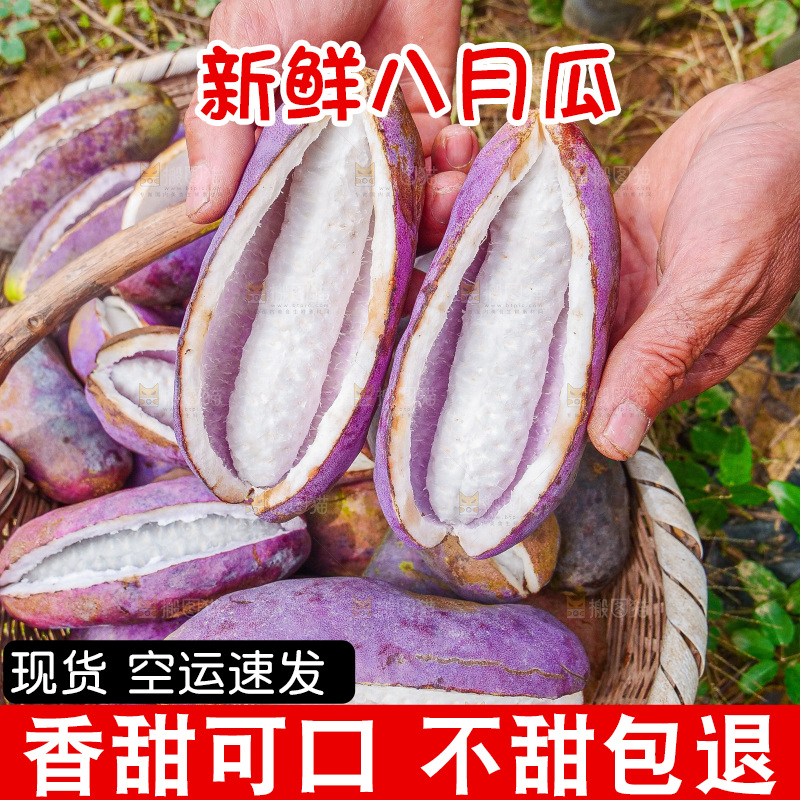 手里拿着现摘八月炸