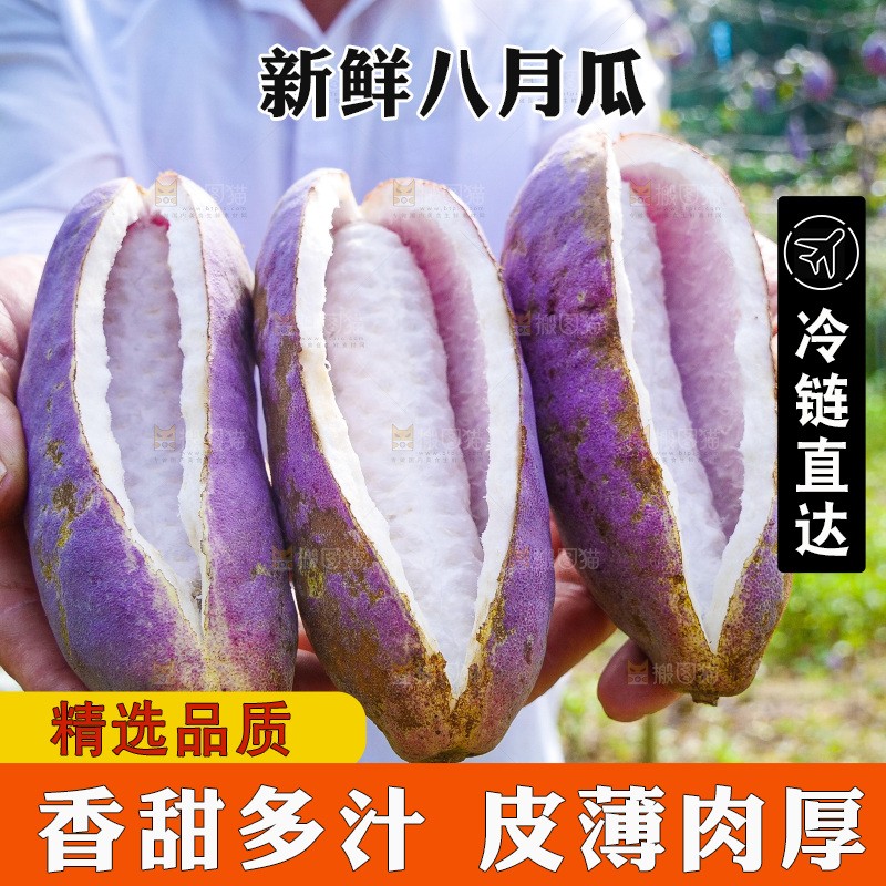 手里拿着现摘八月炸