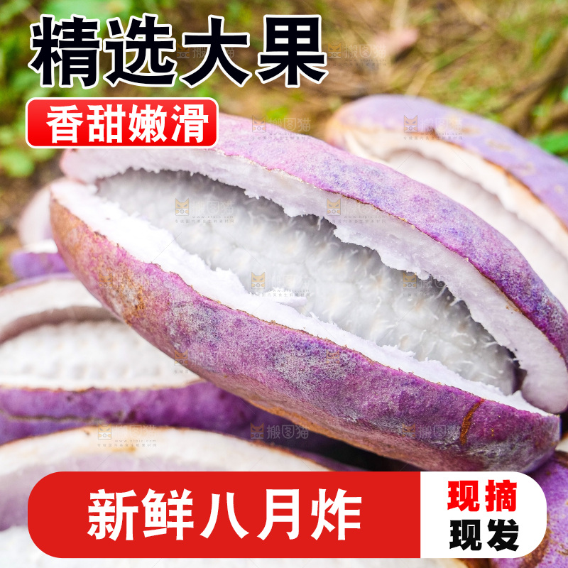 手里拿着现摘八月炸