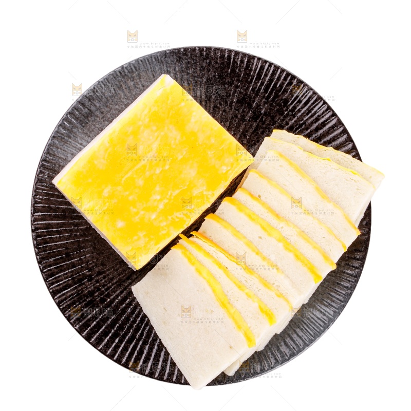 白底上的鱼糕