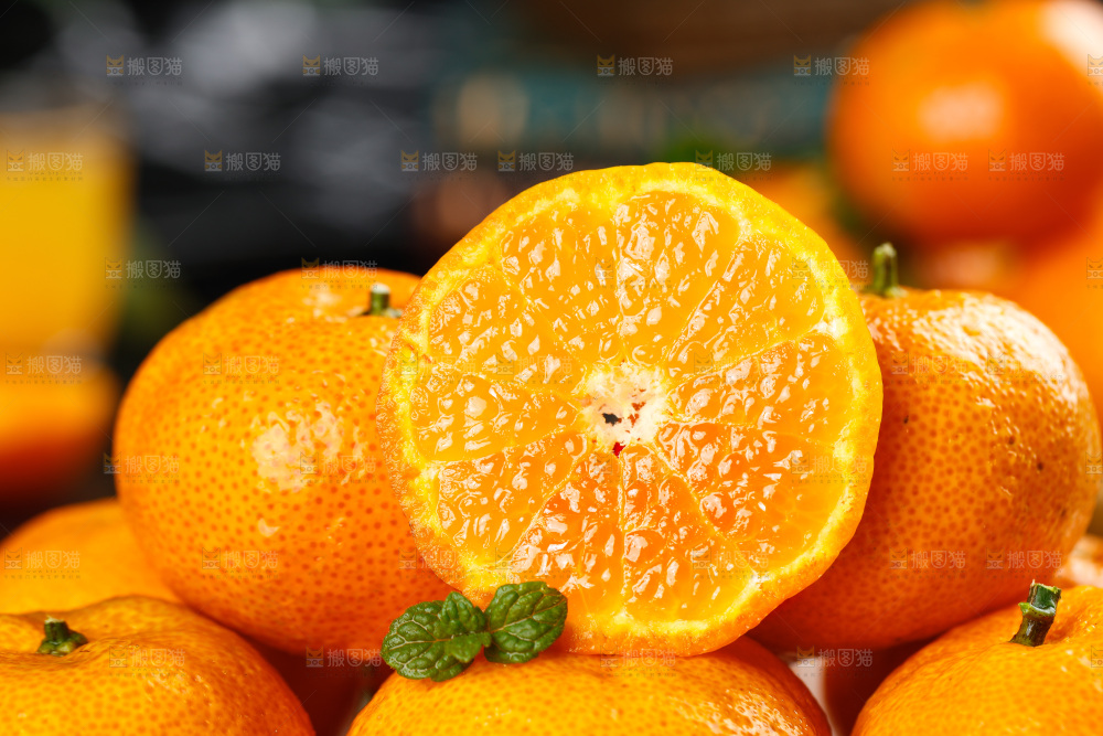 深底上的沙糖橘