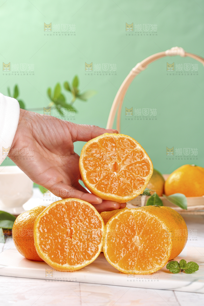 浅底上的涌泉蜜桔
