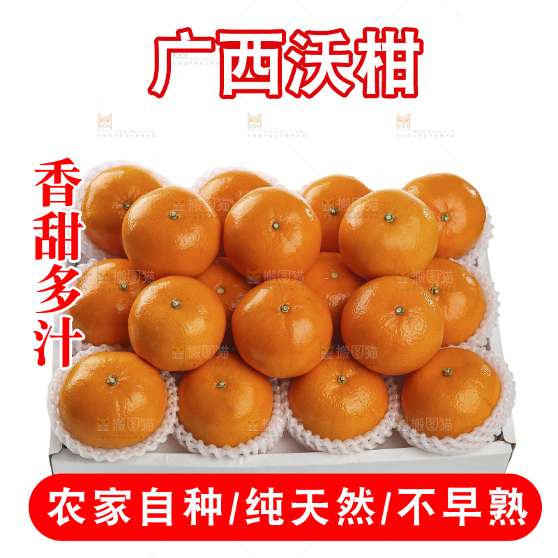白底上的沃柑