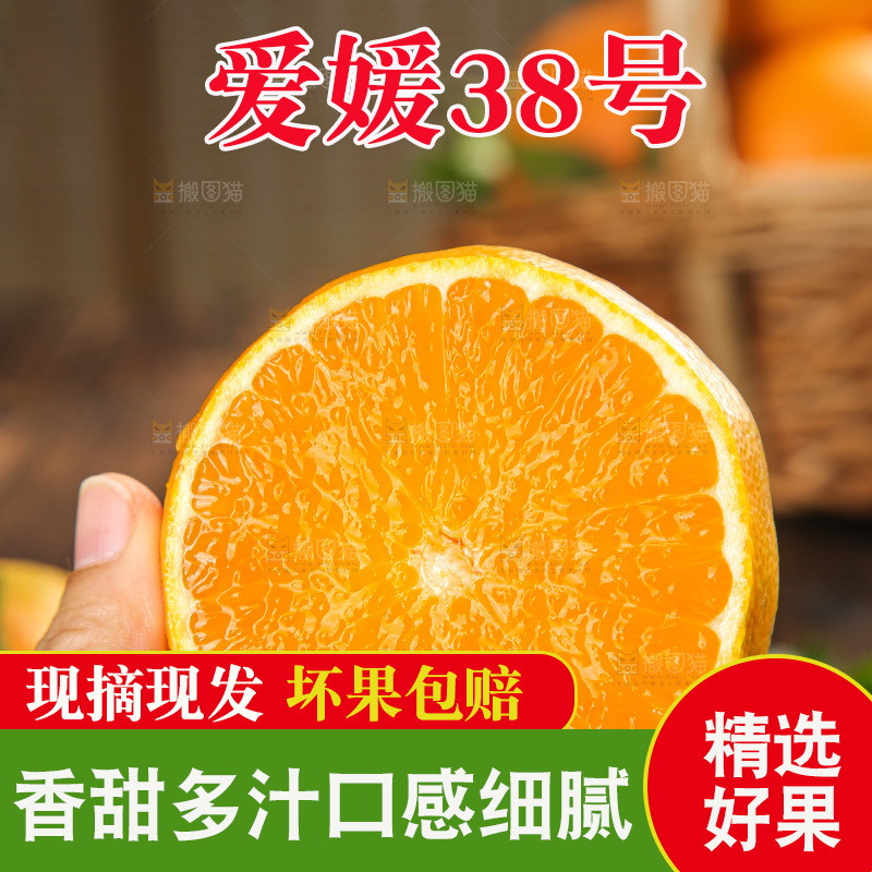 深底上的爱媛果冻橙