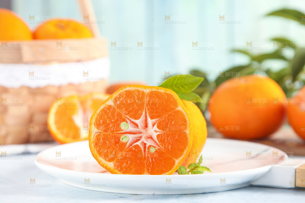 浅底上的蜜桔