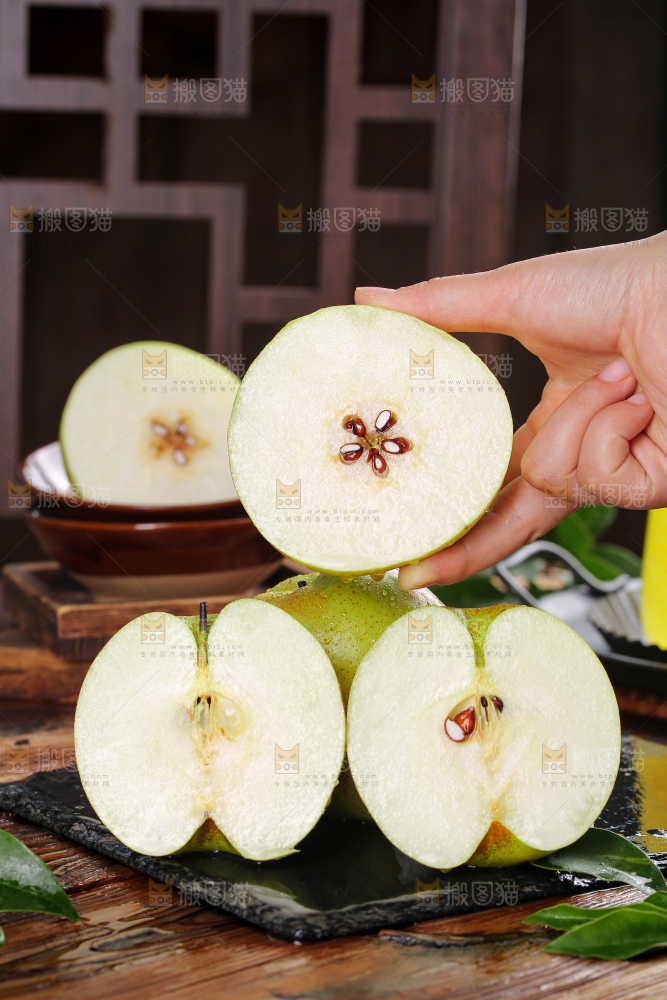 深底上的玉露香梨
