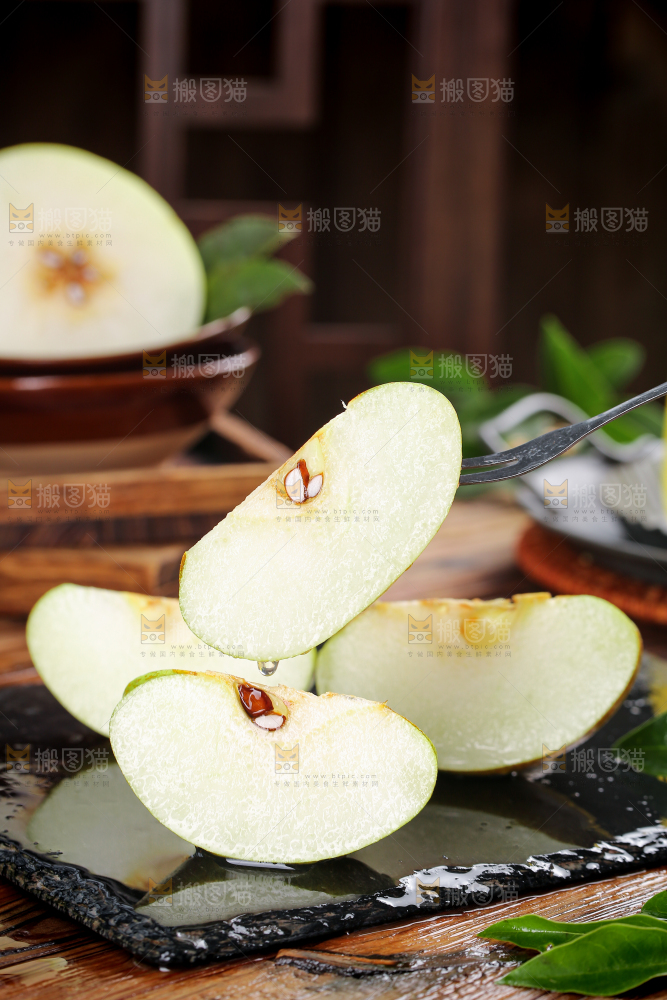 深底上的玉露香梨
