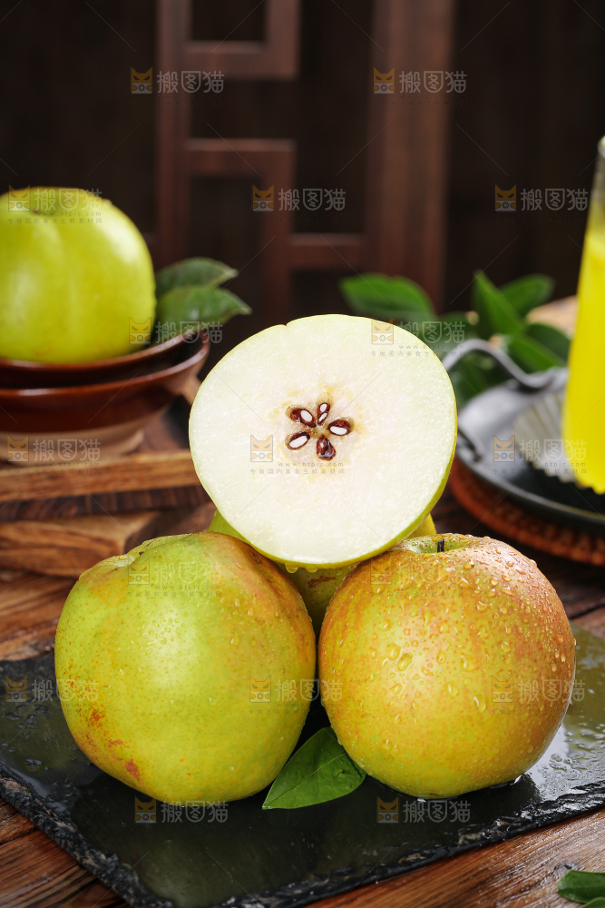 深底上的玉露香梨