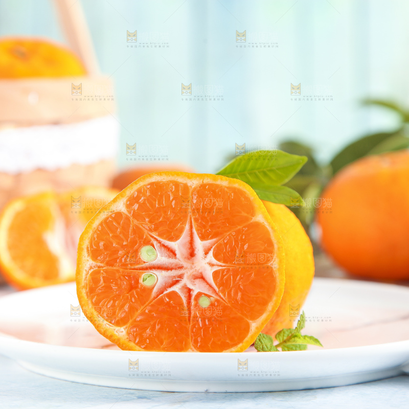 浅底上的蜜桔