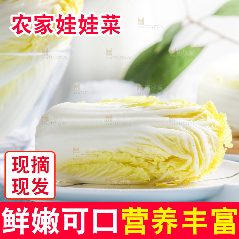 浅底上的娃娃菜