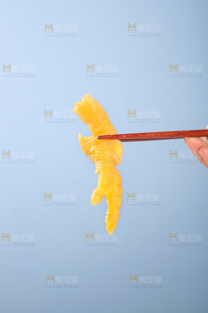 浅底上的无骨鸡爪
