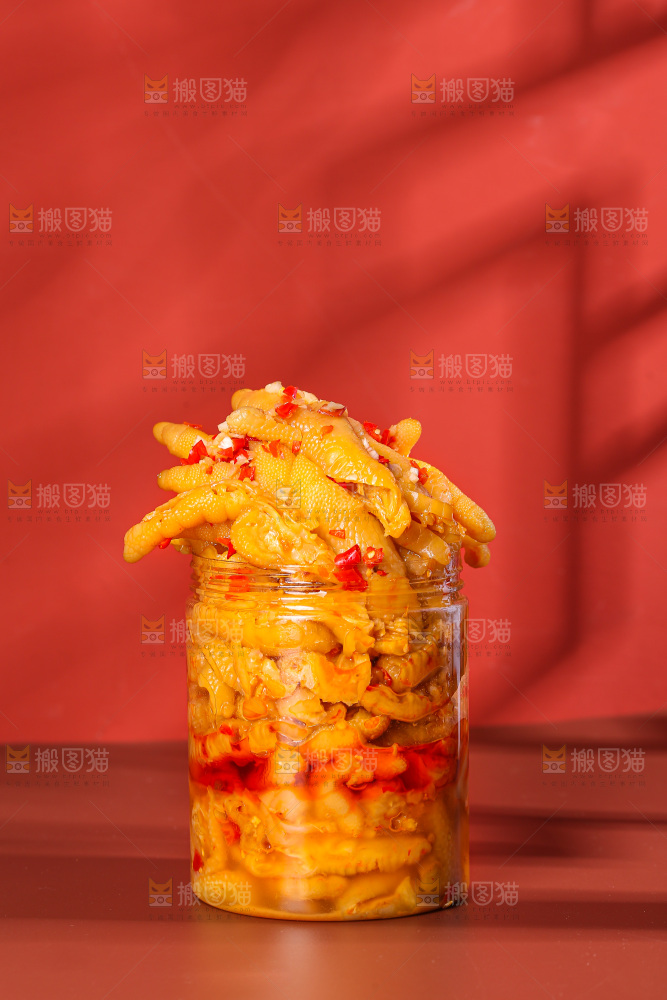 深底上的无骨鸡爪