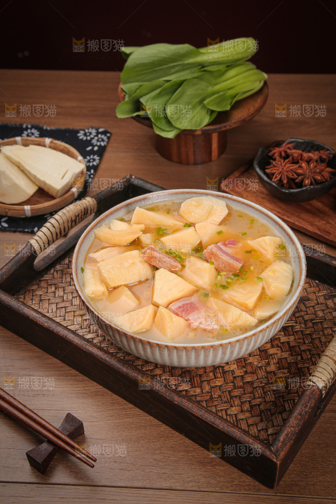深底上的冬笋