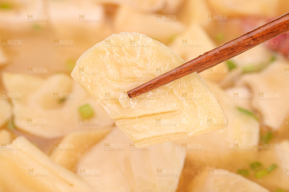 深底上的冬笋