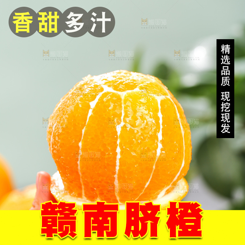 浅底上的脐橙