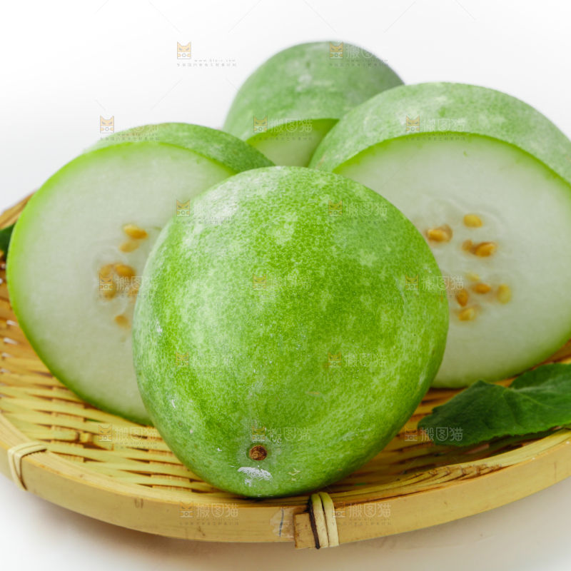 白底上的小冬瓜