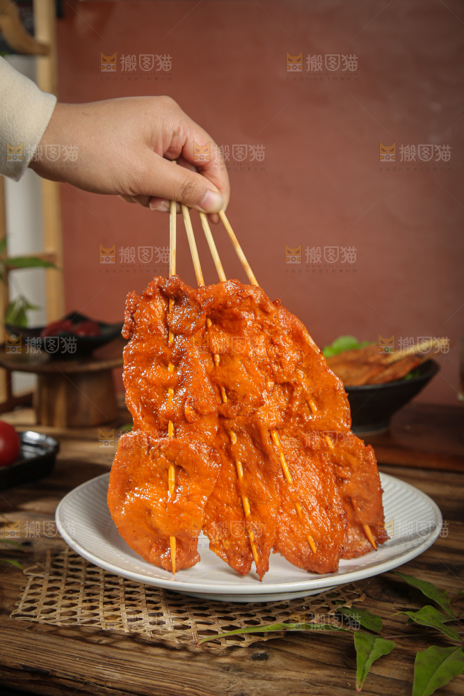 深底上的鸡柳