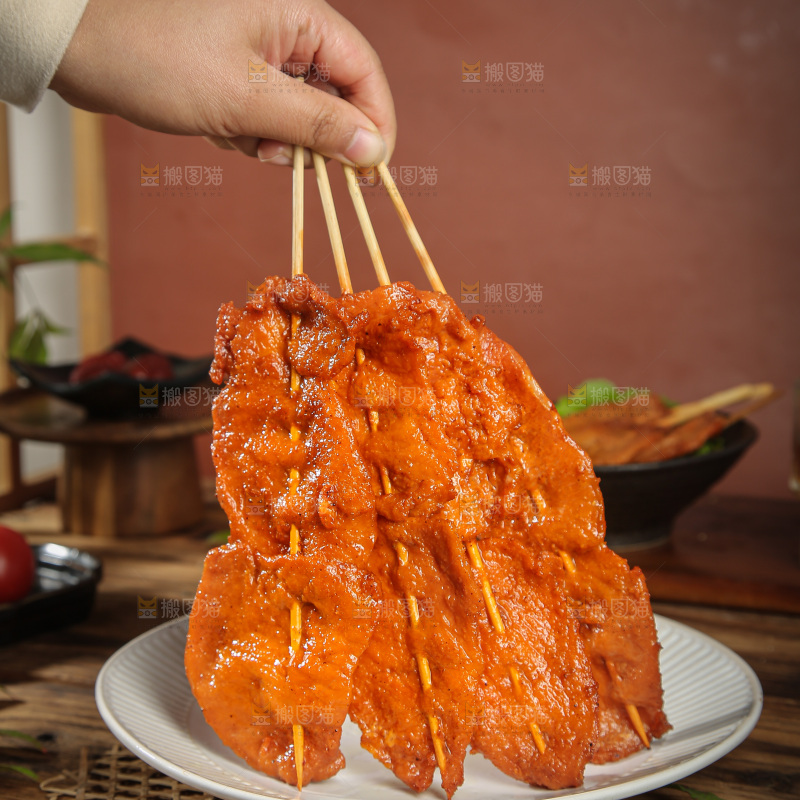 深底上的鸡柳