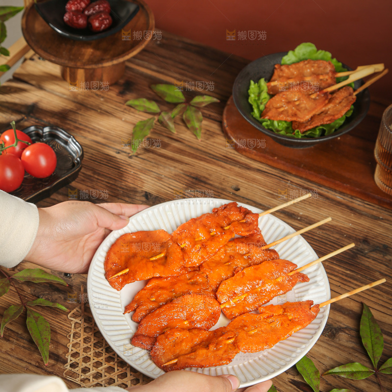 深底上的鸡柳