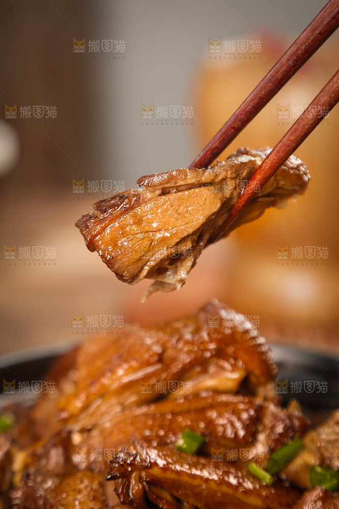 深底上的炖鹅肉