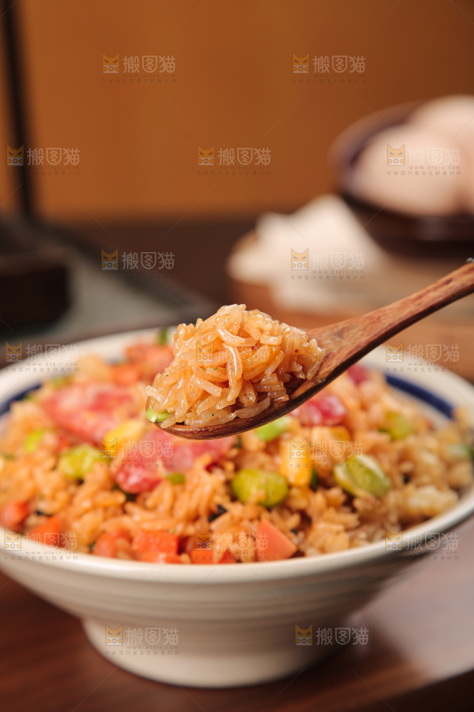木底上猫牙米炒饭