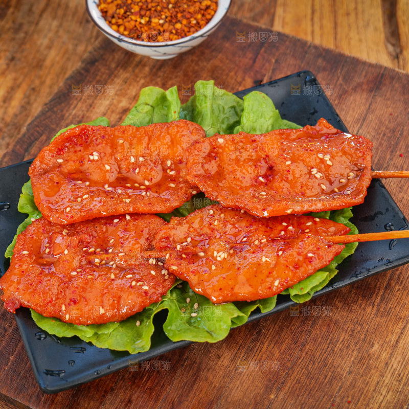 烤好的里脊肉