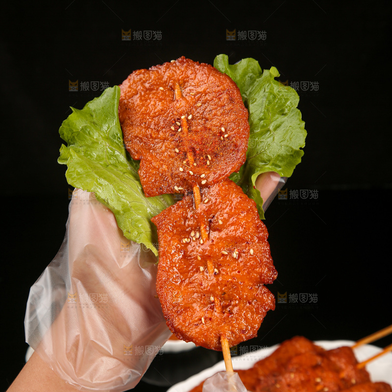 深底上的里脊肉