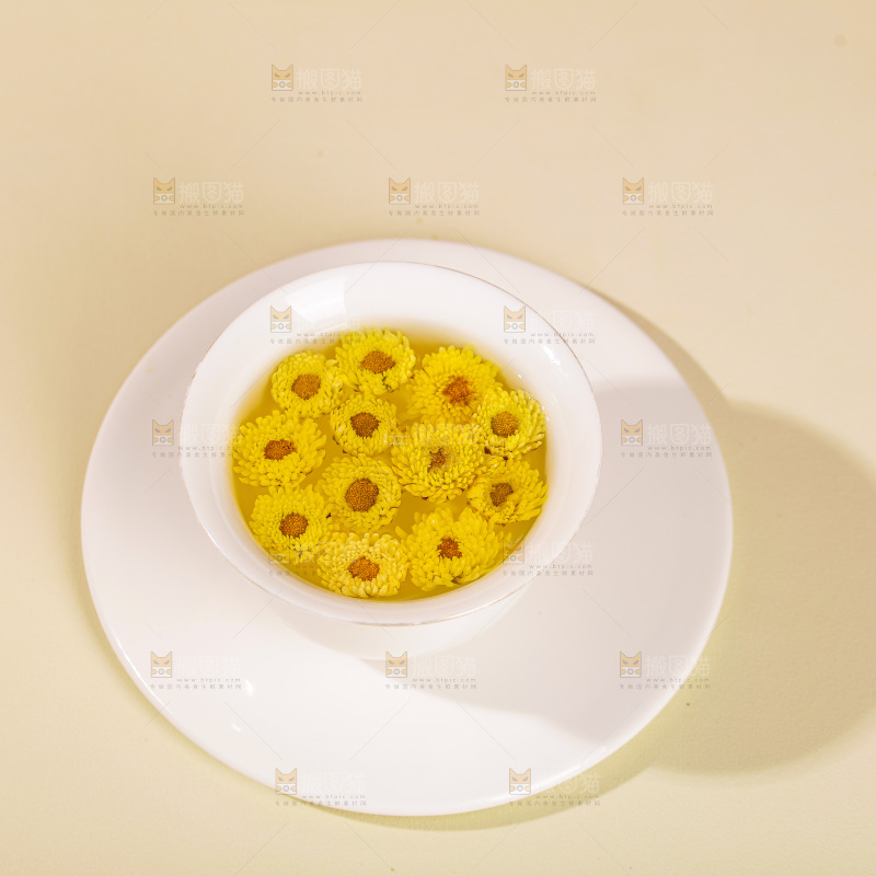 浅底上的胎菊