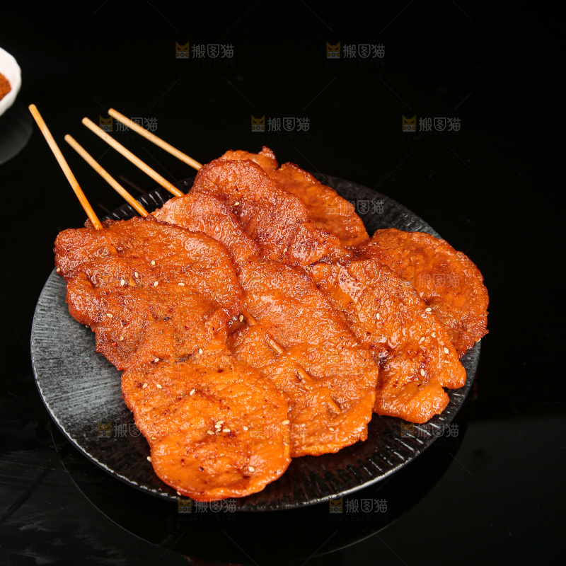 深底上的里脊肉