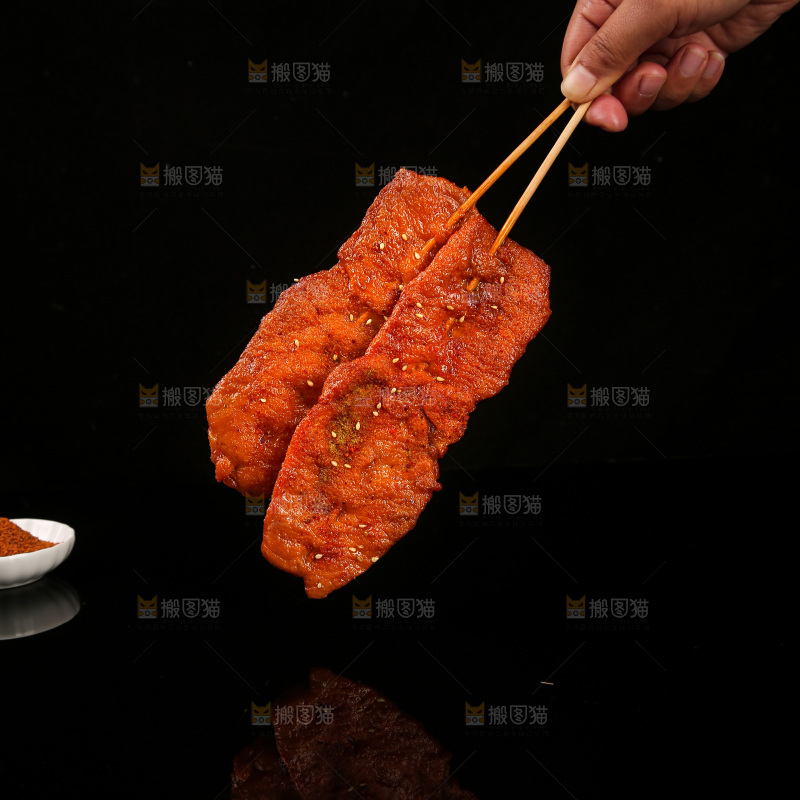 深底上的里脊肉