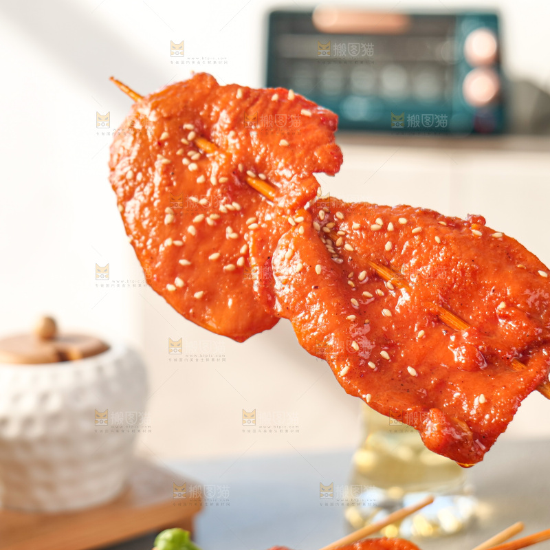 烤好的里脊肉