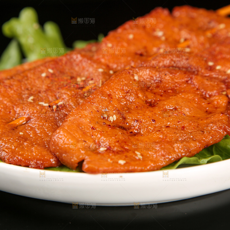 深底上的里脊肉