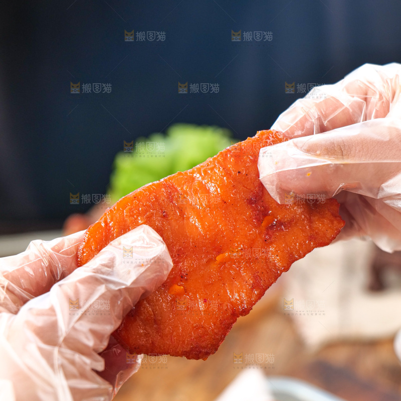 烤好的里脊肉
