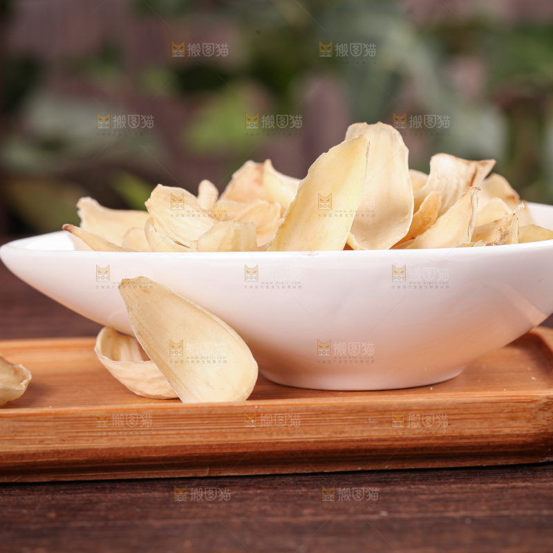 深底上的百合干