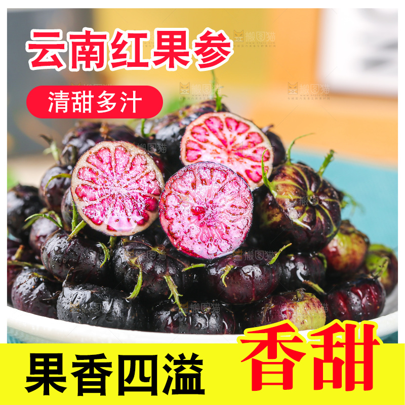 浅底上的红果参