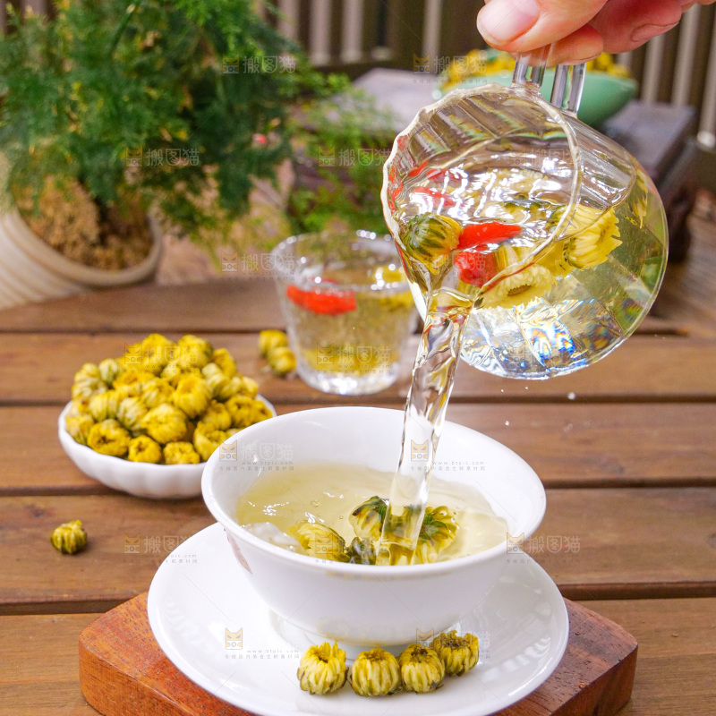 深底上的胎菊