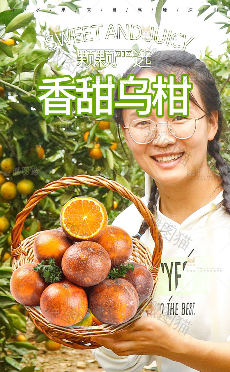 香甜乌柑详情页