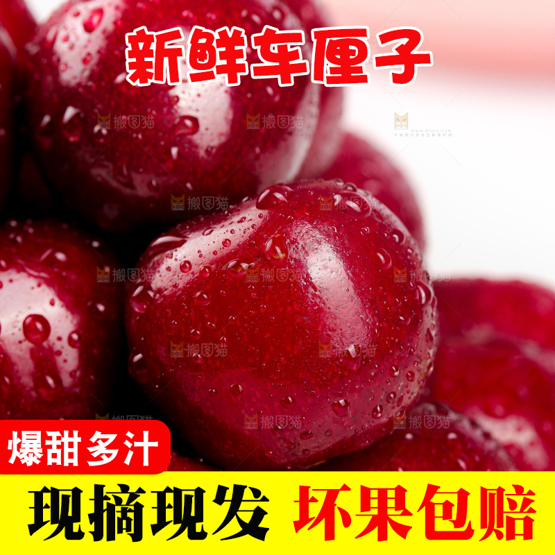 浅底上的车厘子