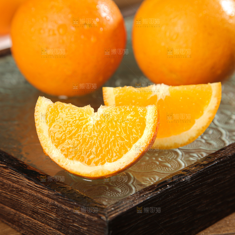 深底上的冰糖橙