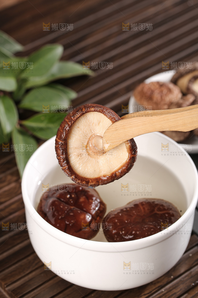 深底上的香菇