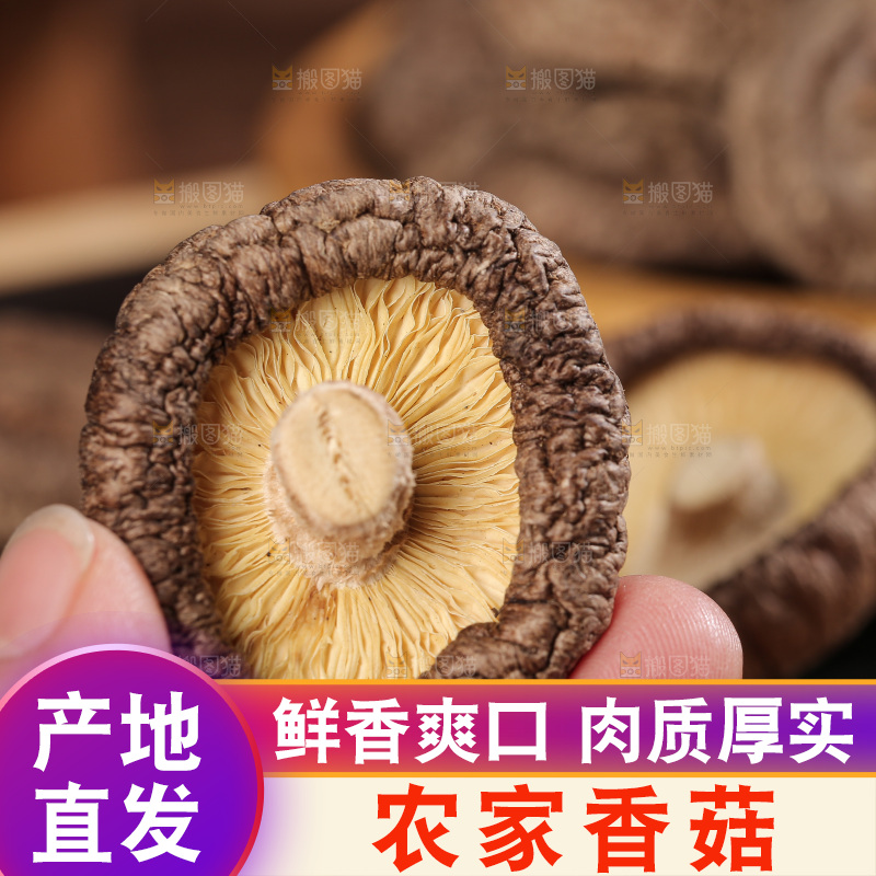 深底上的香菇