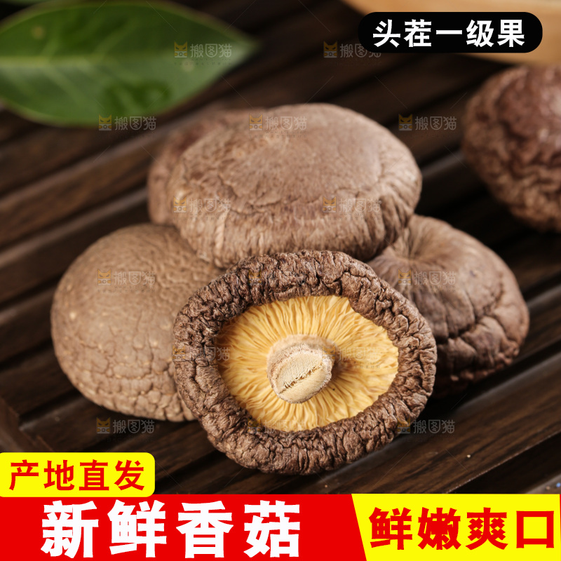 深底上的香菇