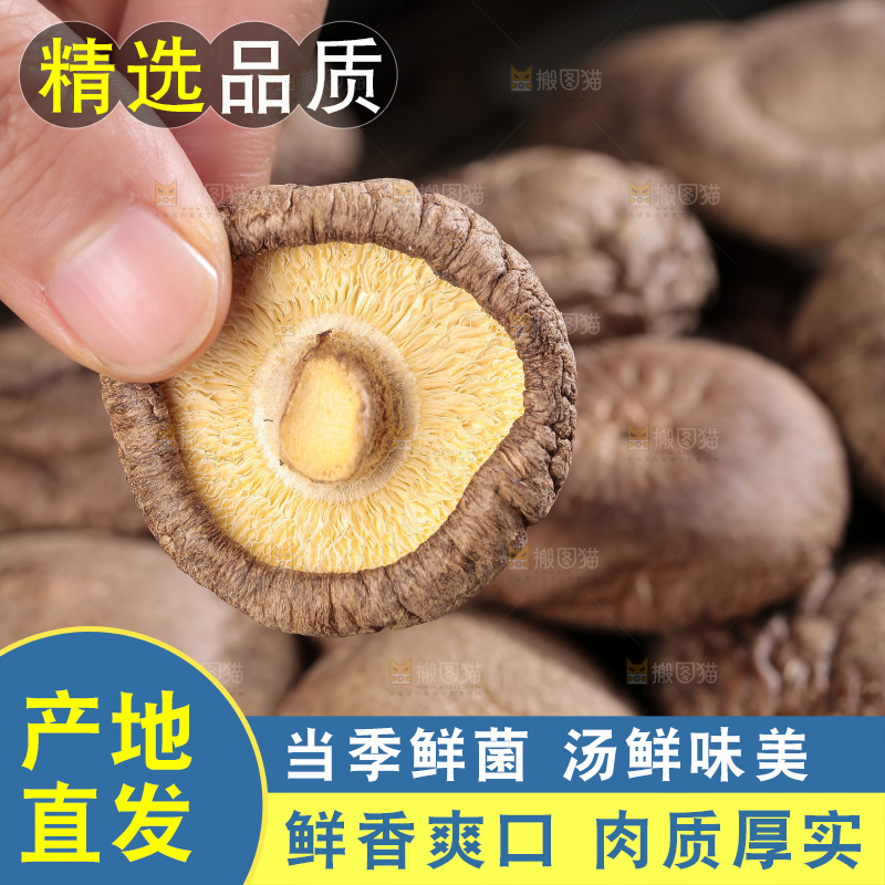 深底上的香菇