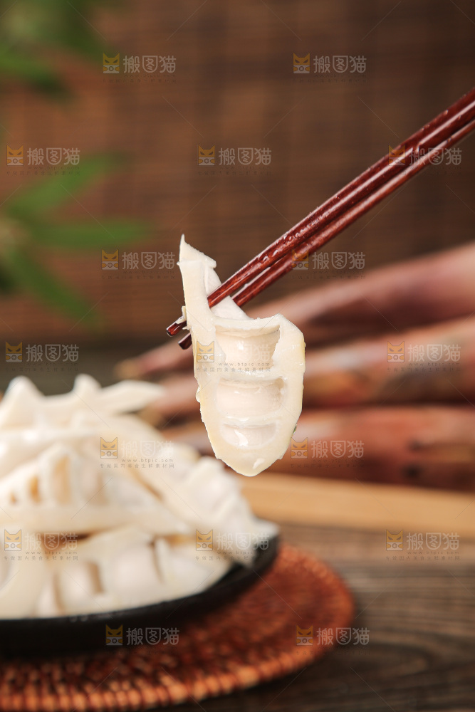 深底的雷竹笋