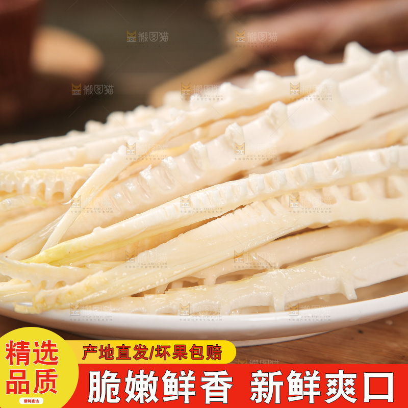 深底的雷竹笋