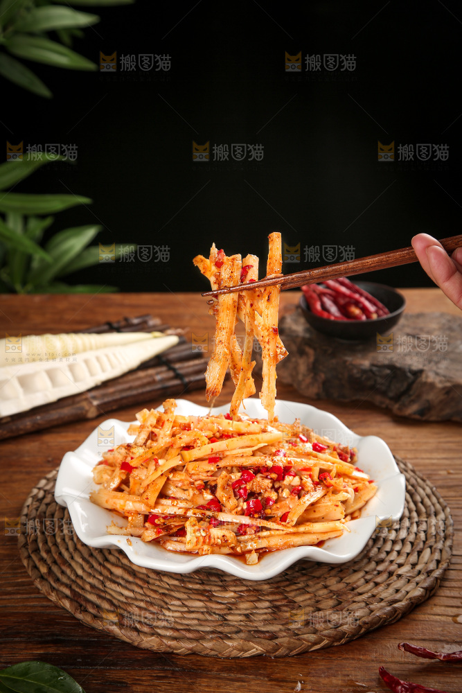 深底上的雷笋