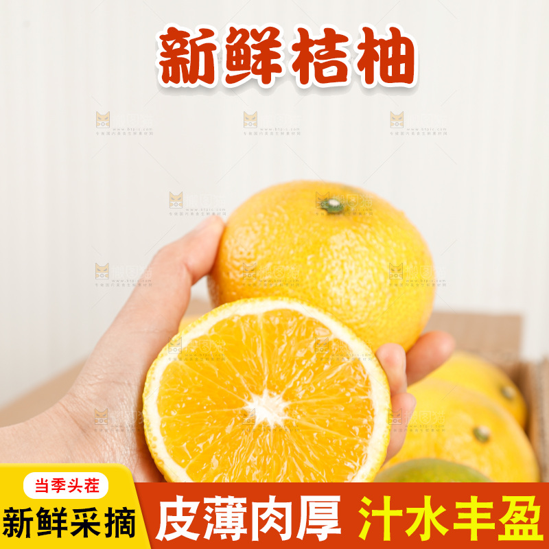 浅底上的桔柚