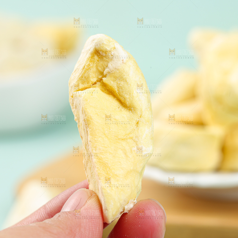 浅底上的冻干榴莲